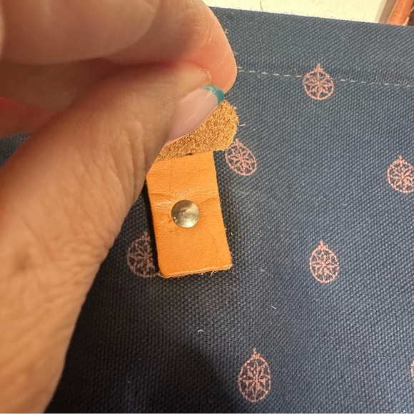 Royal Viking Line Cruise Line Large Canvas Leather Tote Travel Bag - Picture 9 of 16